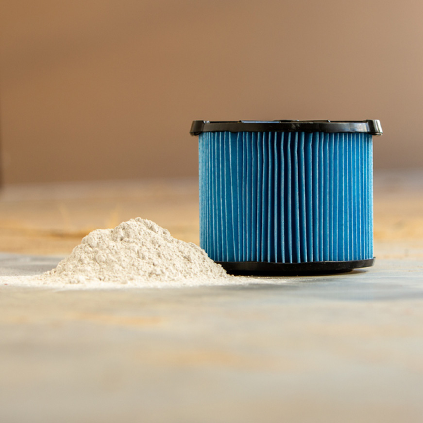 fine dust particle filter