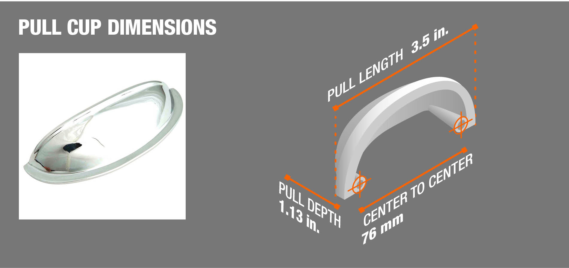 Pull Cup Dimensions Pull Cup Dimensions