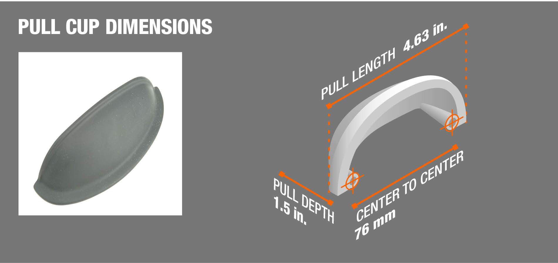Pull Cup Dimensions Pull Cup Dimensions