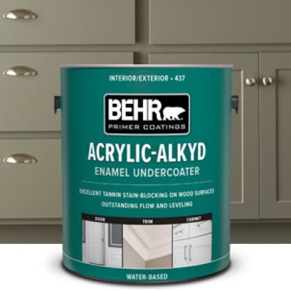 BEHR 1 Gal. White Bonding Interior/Exterior Primer-43201 - The Home Depot