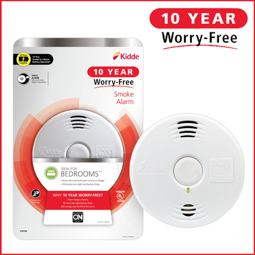 Kidde Battery Operated Kitchen Smoke Detector with ...