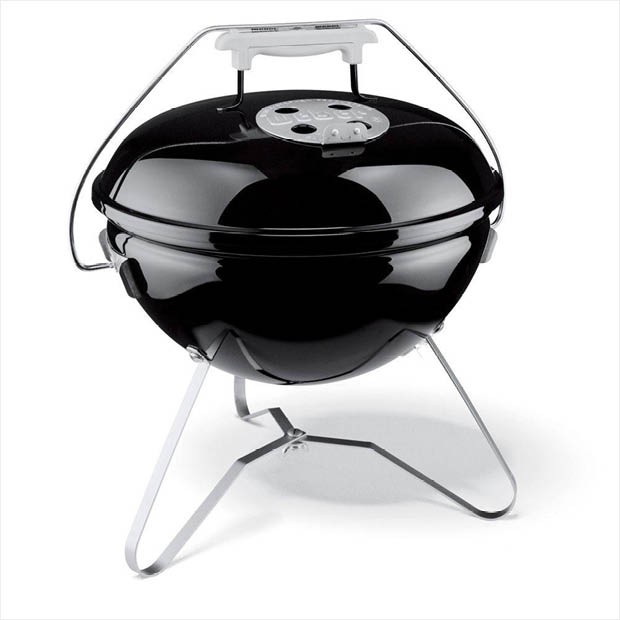 Weber Smokey Joe Premium Portable Charcoal Grill In Black