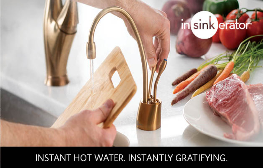 Indulge Contemporary instant hot water faucet rinsing cutting board Indulge Contemporary instant hot water faucet rinsing cutting board