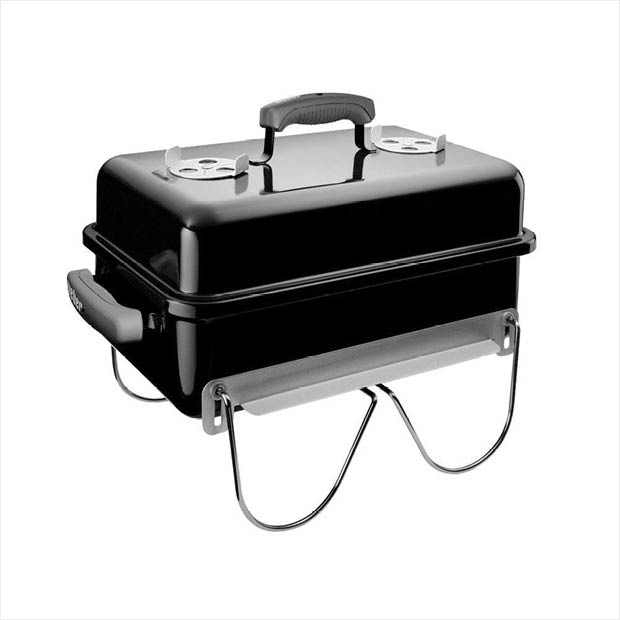 Black charcoal grill from Weber Black charcoal grill from Weber