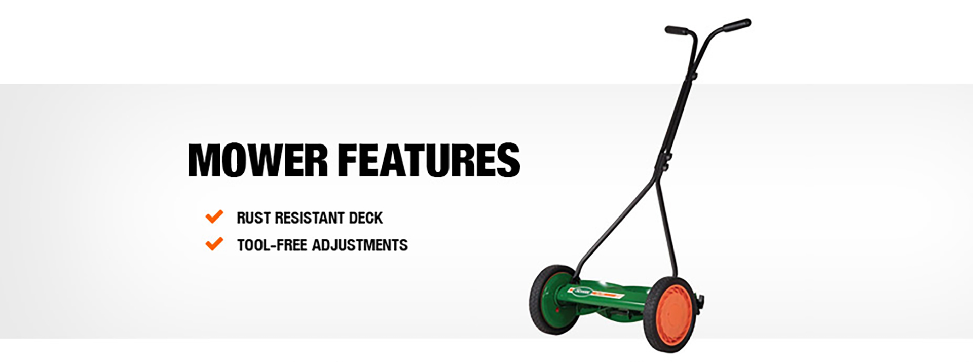 Mower Features Mower Features