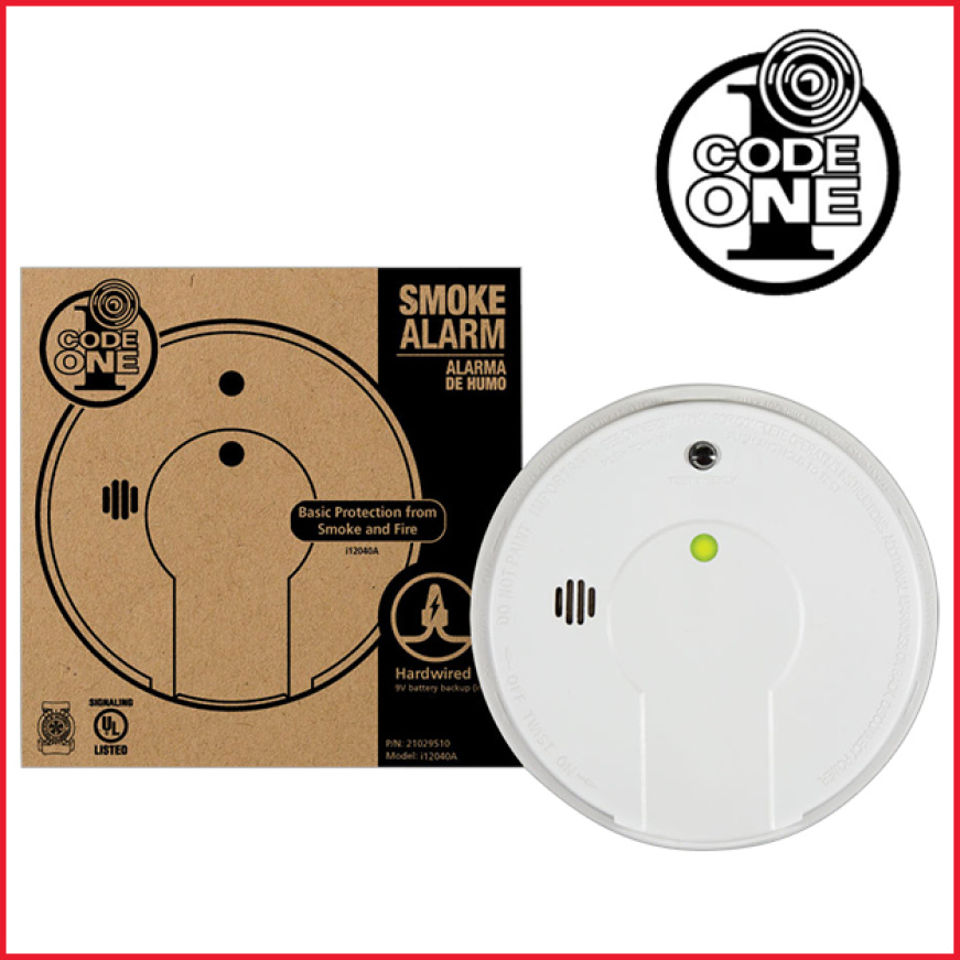 Kidde Firex Hardwired Smoke Detector with Photoelectric Sensor and 9-Volt  Battery Backup 21029883 - The Home Depot