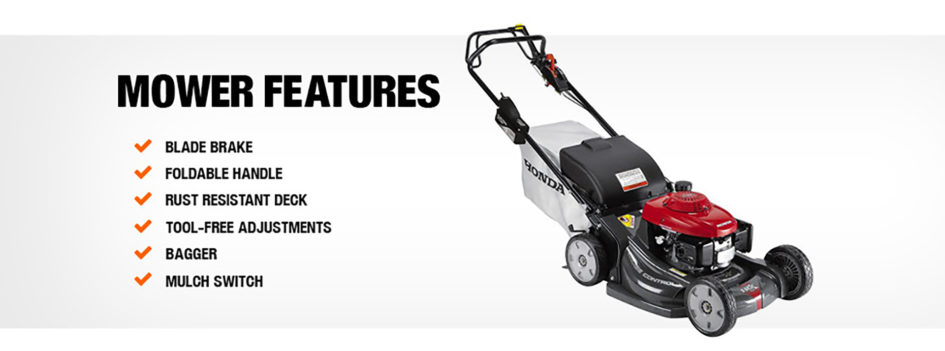 Mower Features Mower Features