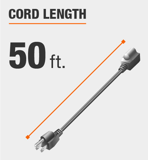 Hdx 50 Ft 16 3 Indoor Outdoor Landscape Extension Cord Beige Overview