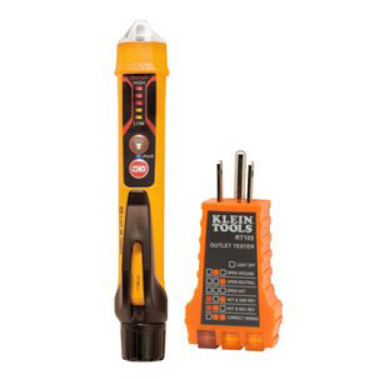Klein Tools Non-Contact Voltage Tester-NCVT-1SEN - The Home Depot