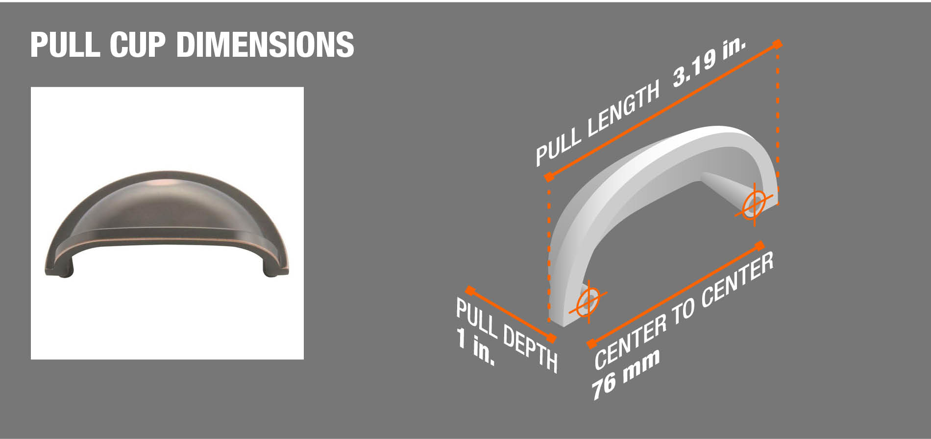 Pull Cup Dimensions Pull Cup Dimensions