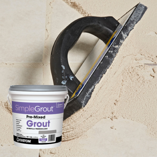 SimpleGrout spread with grout float