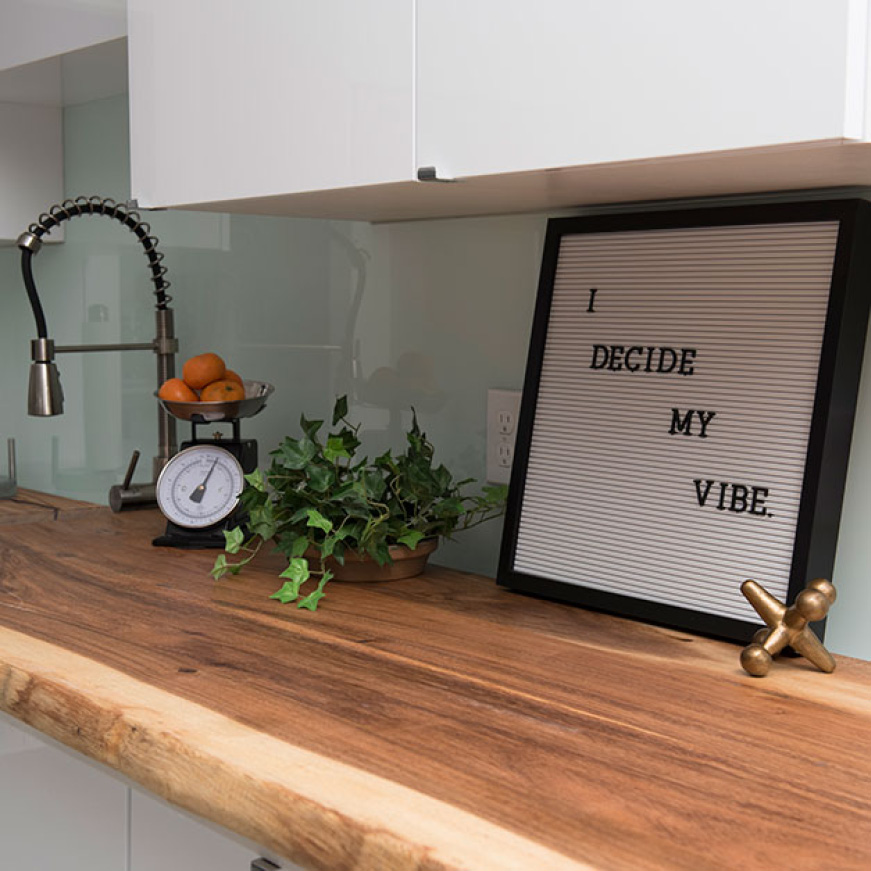 Hardwood Reflections 4 ft. 2 in. L x 2 ft. 1 in. D x 1.5 in. T Butcher Block Countertop in Oiled