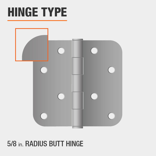 Everbilt 3 1 2 In Satin Brass 5 8 In Radius Door Hinges Value Pack 12 Pack 16908 The Home Depot