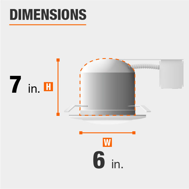 Commercial Electric 6 in. Aluminum Recessed IC Remodel Housing (6Pack)CAT7ICRM The Home Depot