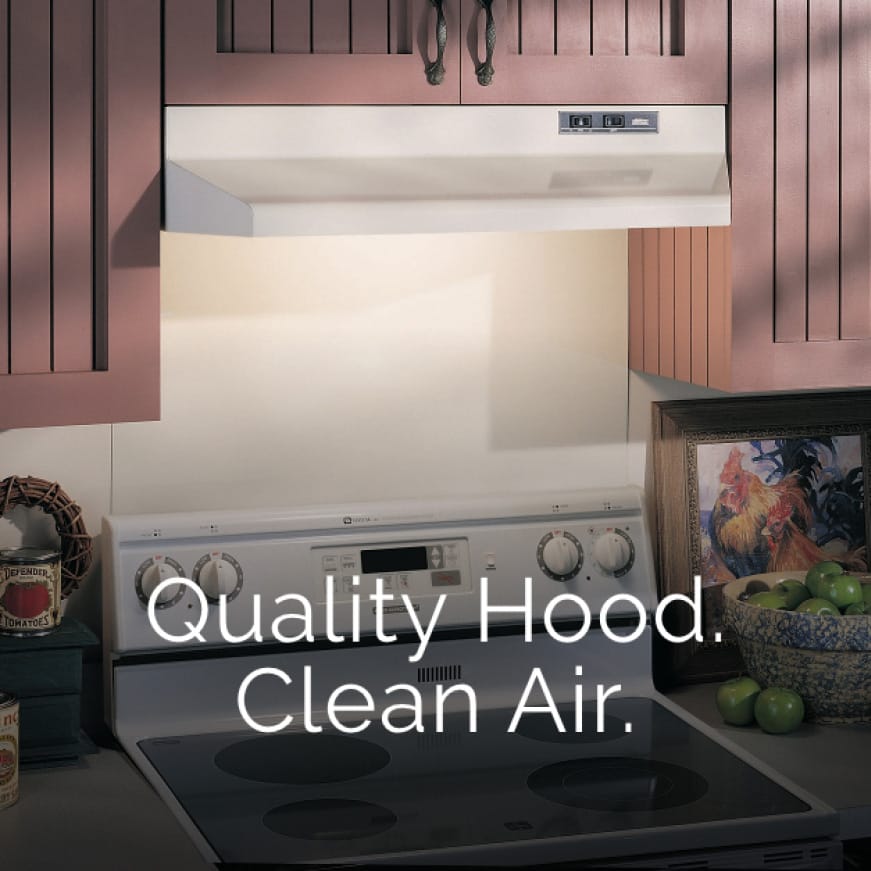 BroanNuTone 42000 Series 42 in. Under Range Hood with Light in