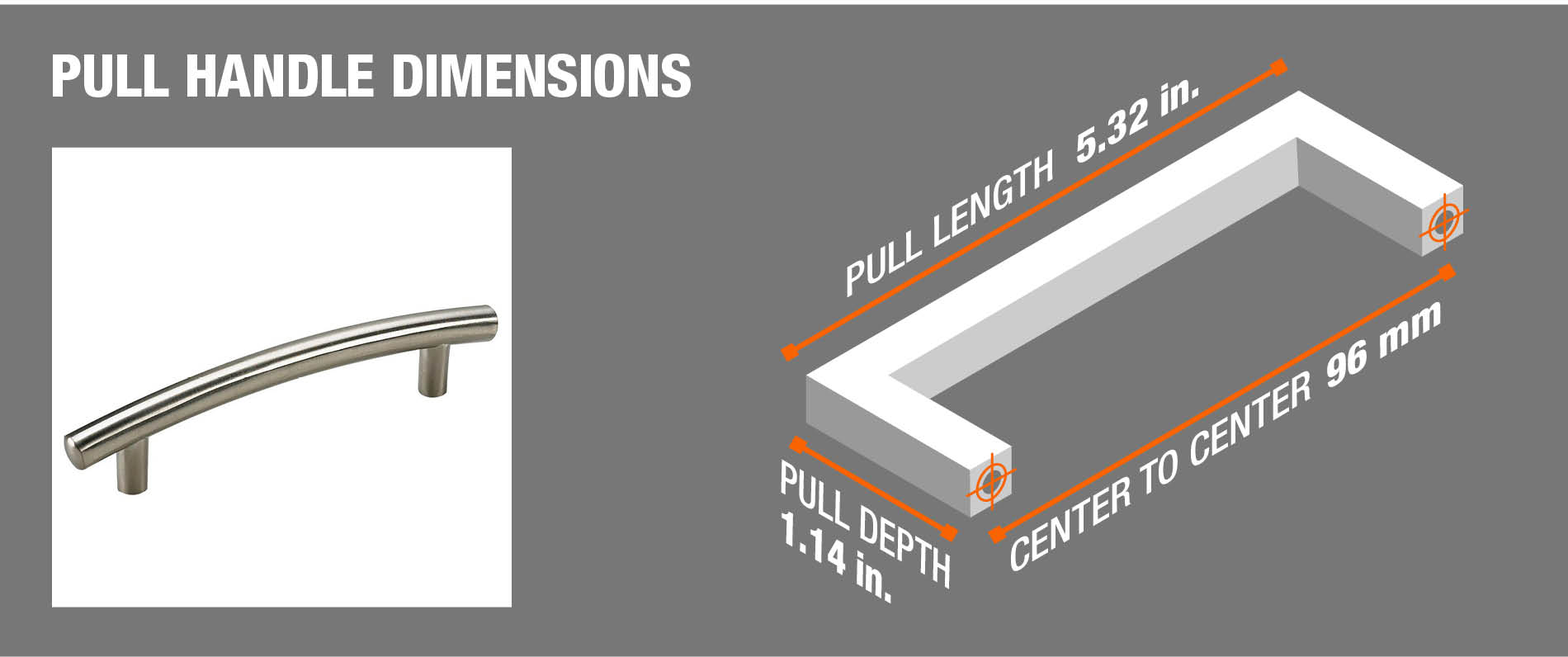 pull handle dimensions pull handle dimensions
