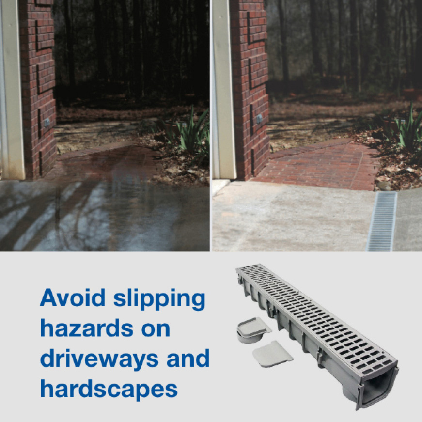 NDS 4 in. x 10 ft. EZDrain Prefabricated French Drain with PipeEZ