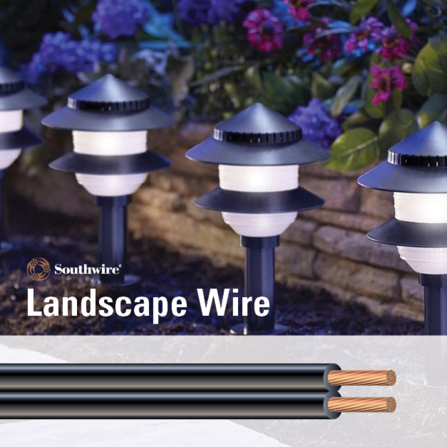 Southwire 100 ft. 12/2 Black Stranded CU Low-Voltage Landscape Lighting