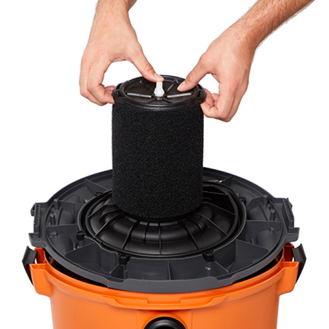 RIDGID Wet Application Foam Filter for Most 5 Gal. and Larger RIDGID