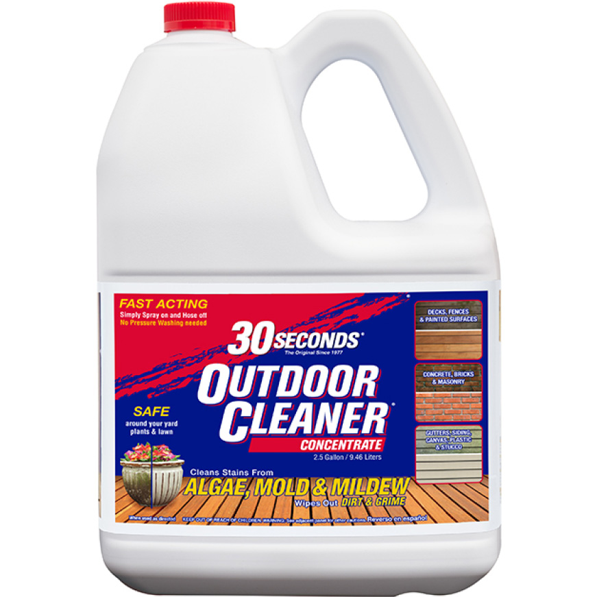 30 Seconds 2 5 Gal Outdoor Cleaner Concentrate 100059523 The Home Depot