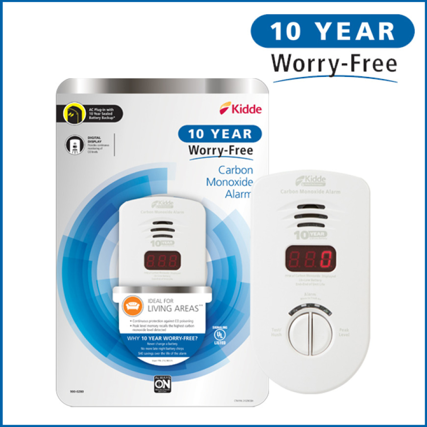 Kidde Firex Battery Operated Carbon Monoxide Detector ...