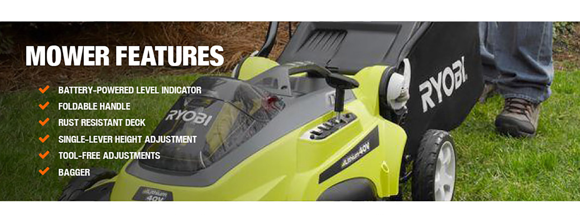 Mower Features Mower Features