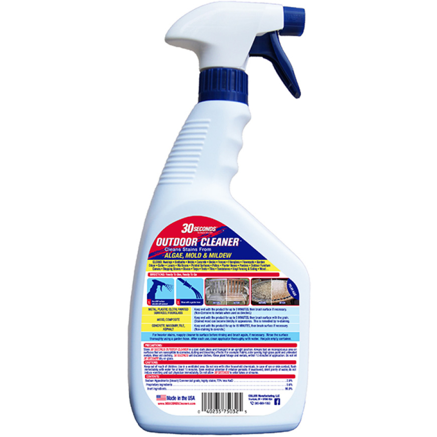 30 Seconds 1 qt. Ready-to-Use Outdoor Cleaner-100047550 - The Home Depot