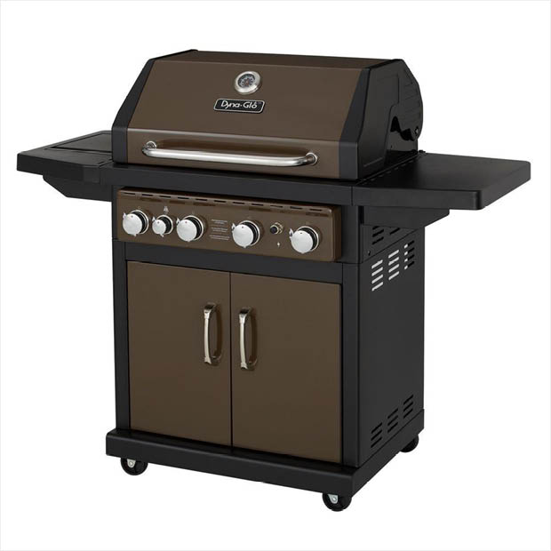 Bronze propane grill from Dyna-Glo Bronze propane grill from Dyna-Glo