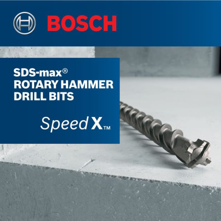 Bosch 1 in. x 16 in. x 21 in. SDS-MAX Speed-X Carbide Rotary