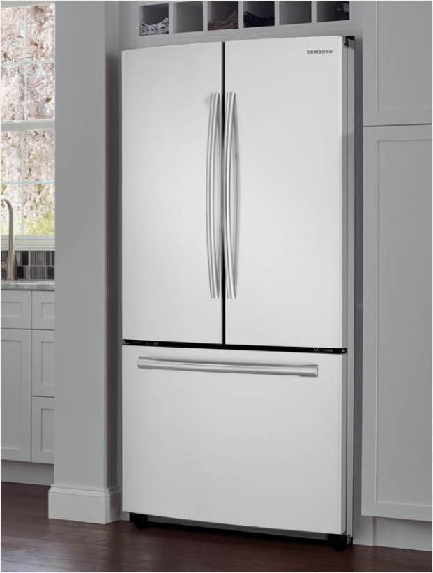 Samsung 24.6 cu. ft. French Door Refrigerator in White-RF263BEAEWW ...