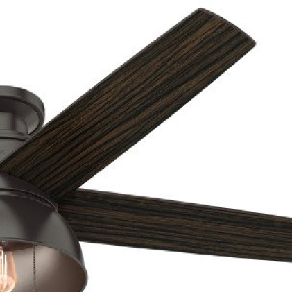 Hunter Caicos 52 In Indoor Outdoor New Bronze Wet Rated Ceiling
