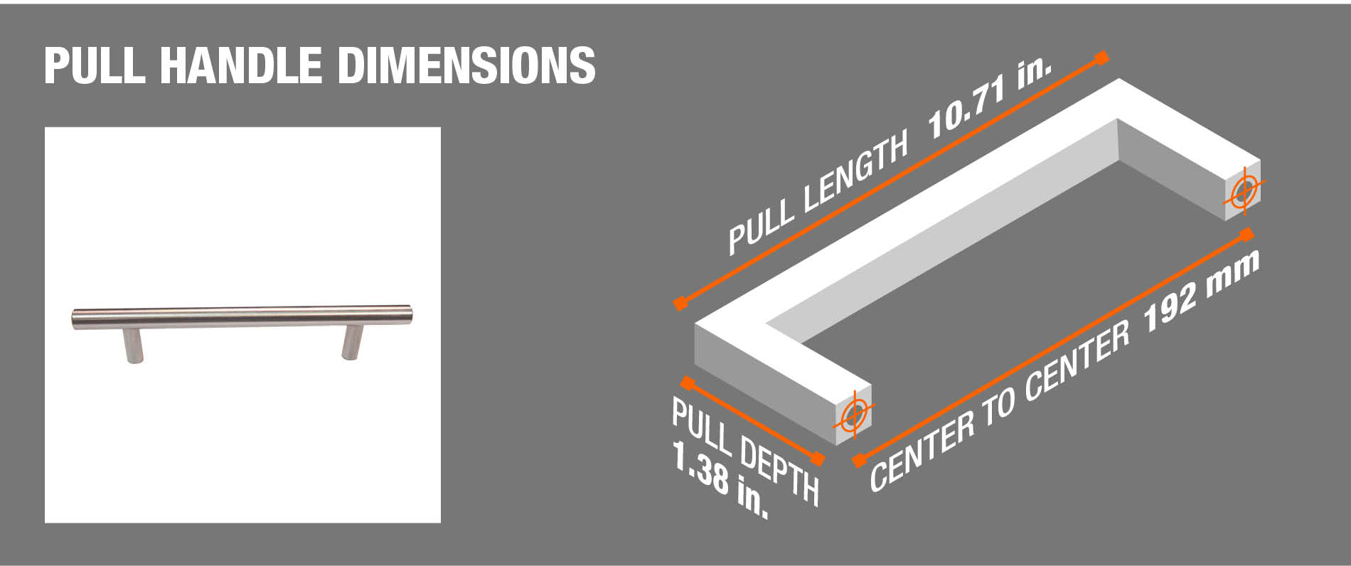 pull handle dimensions pull handle dimensions