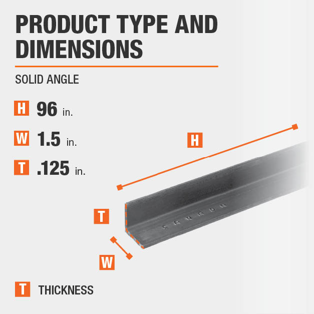 Mill F... 1-1//2/" X 1-1//2/" X 1//16/" X 72/" Aluminum Angle