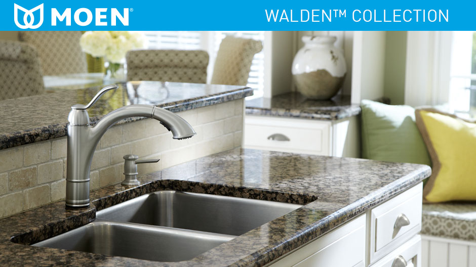 Moen Walden Single Handle Pull Out Sprayer Kitchen Faucet With
