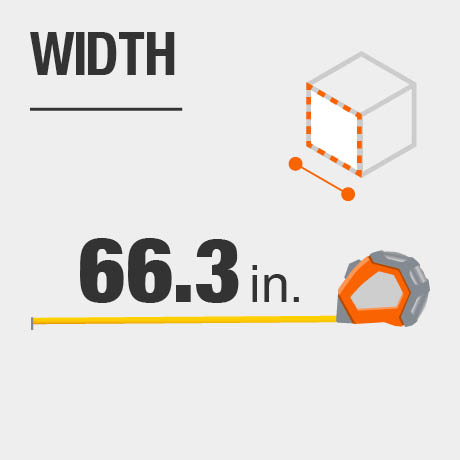 Tool chest width in inches. Tool chest width in inches.