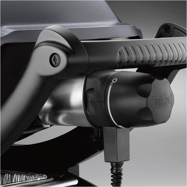 Gray electric grill from Weber Gray electric grill from Weber
