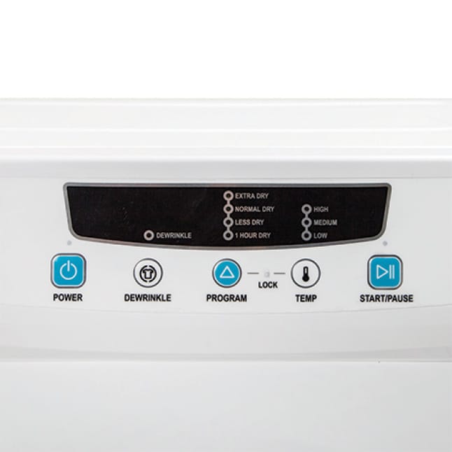 Magic Chef Compact 2.6 cu. ft. Electric Dryer in WhiteMCSDRY1S The