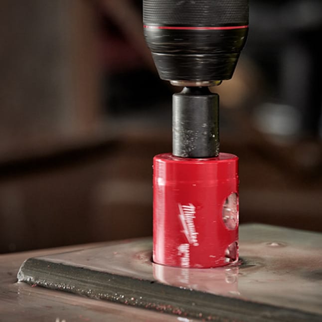 Milwaukee 1/4 in. Diamond Plus Hole Saw W/ Arbor49560505 The Home