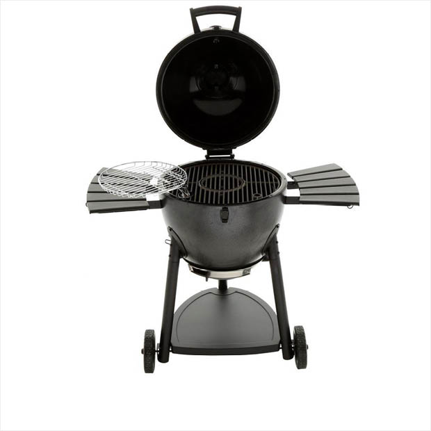 Black charcoal grill from Char-Griller Black charcoal grill from Char-Griller