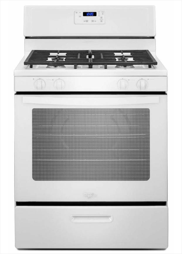 Whirlpool 5.1 cu. ft. Gas Range in White-WFG320M0BW - The ...