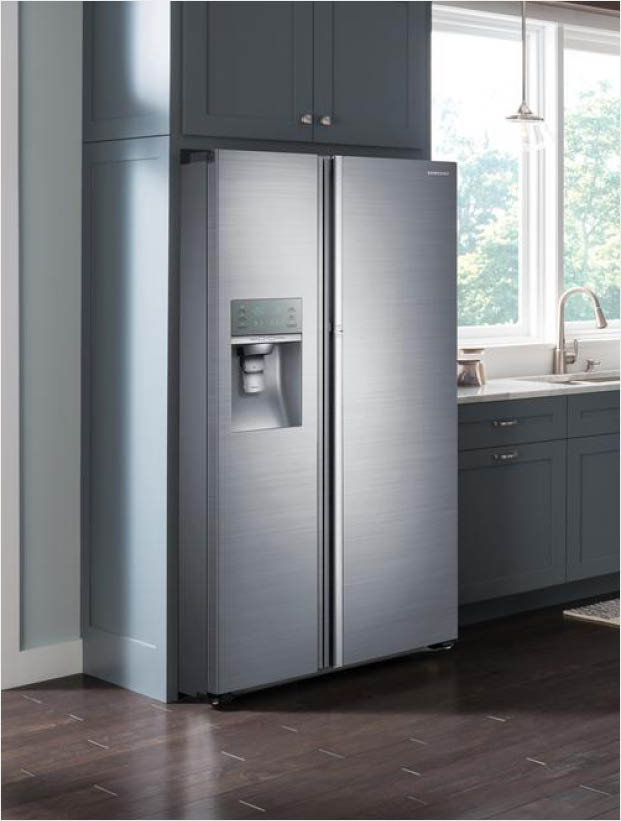 Samsung 21.5 cu. ft. Side by Side Refrigerator in Stainless Steel