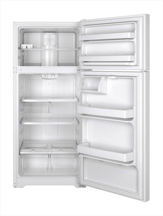 GE 15.5 cu. ft. Top Freezer Refrigerator in WhiteGTS16GTHWW The Home