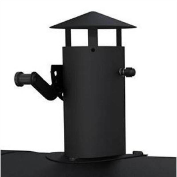 Black charcoal/wood grill from Dyna-Glo Black charcoal/wood grill from Dyna-Glo