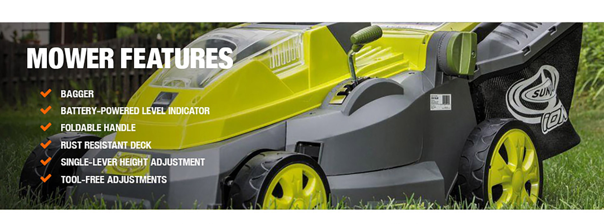 Mower Features Mower Features
