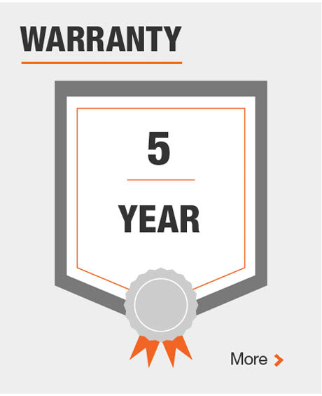 5 Year Warranty