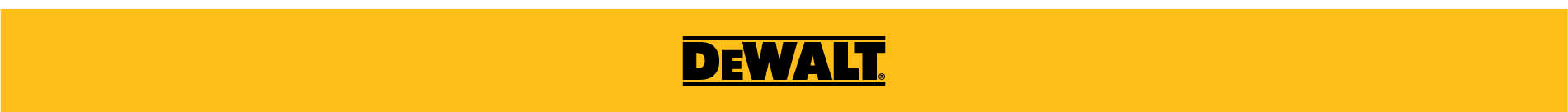 DeWalt Brand Banner DeWalt Brand Banner