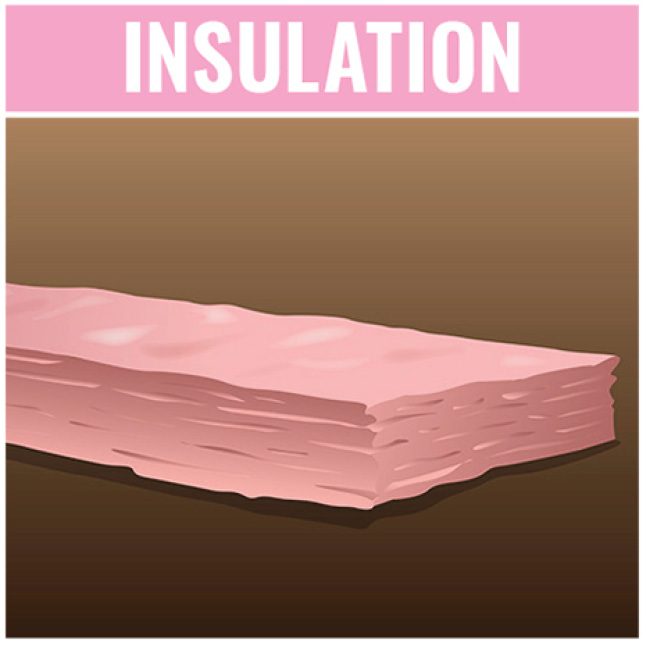 Owens Corning R 38 Ecotouch Pink Cathedral Ceiling Kraft Faced