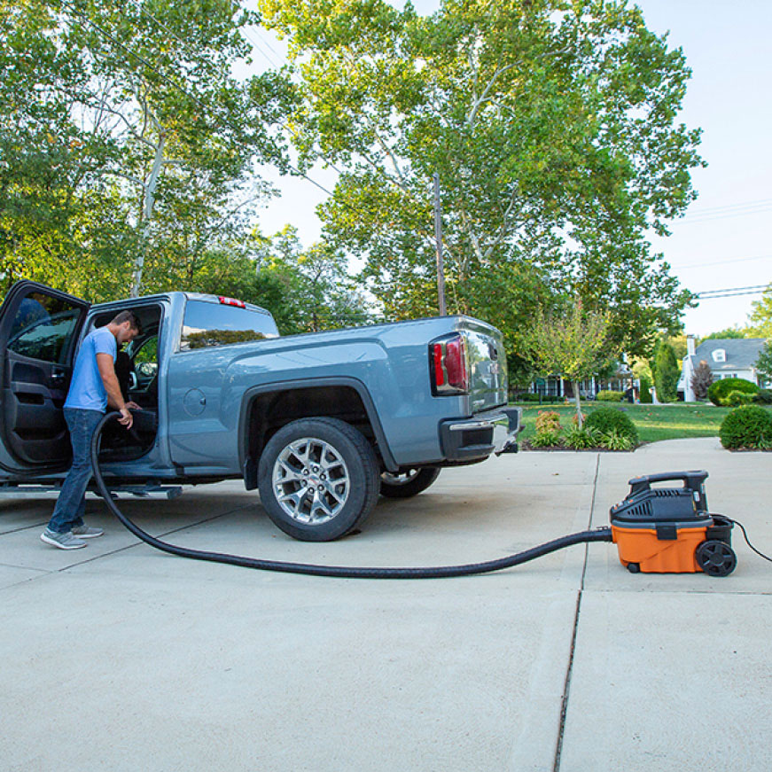 RIDGID 17/8 in. x 14 ft. TugALong Locking Vacuum Hose for RIDGID Wet