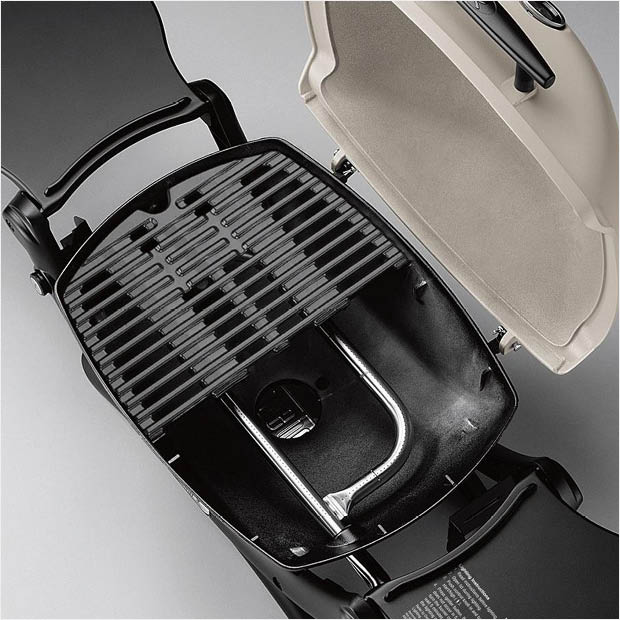 Black propane grill from Weber Black propane grill from Weber