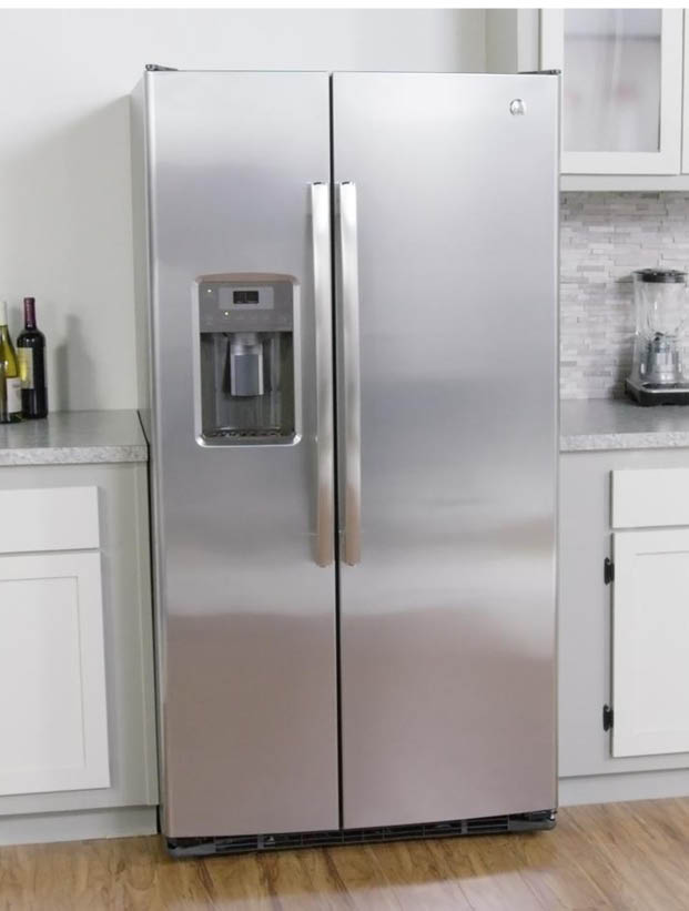 GE Adora 25.3 cu. ft. Side by Side Refrigerator in Stainless Steel